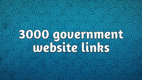 3000 government websites links