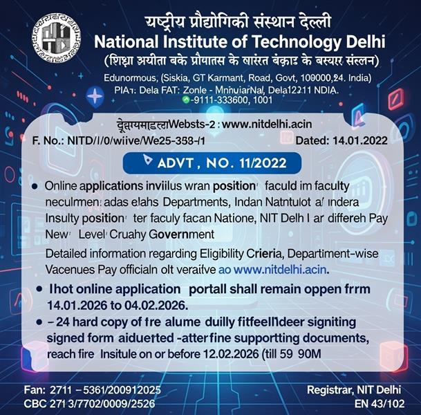 NATIONAL INSTITUTE OF TECHNOLOGY DELHI