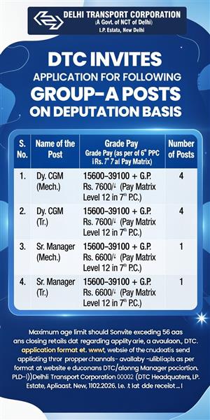 DELHI TRANSPORT CORPORATION (A Govt. of NCT of Delhi Undertaking)