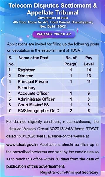 Telecom Disputes Settlement & Appellate Tribunal (TDSAT)